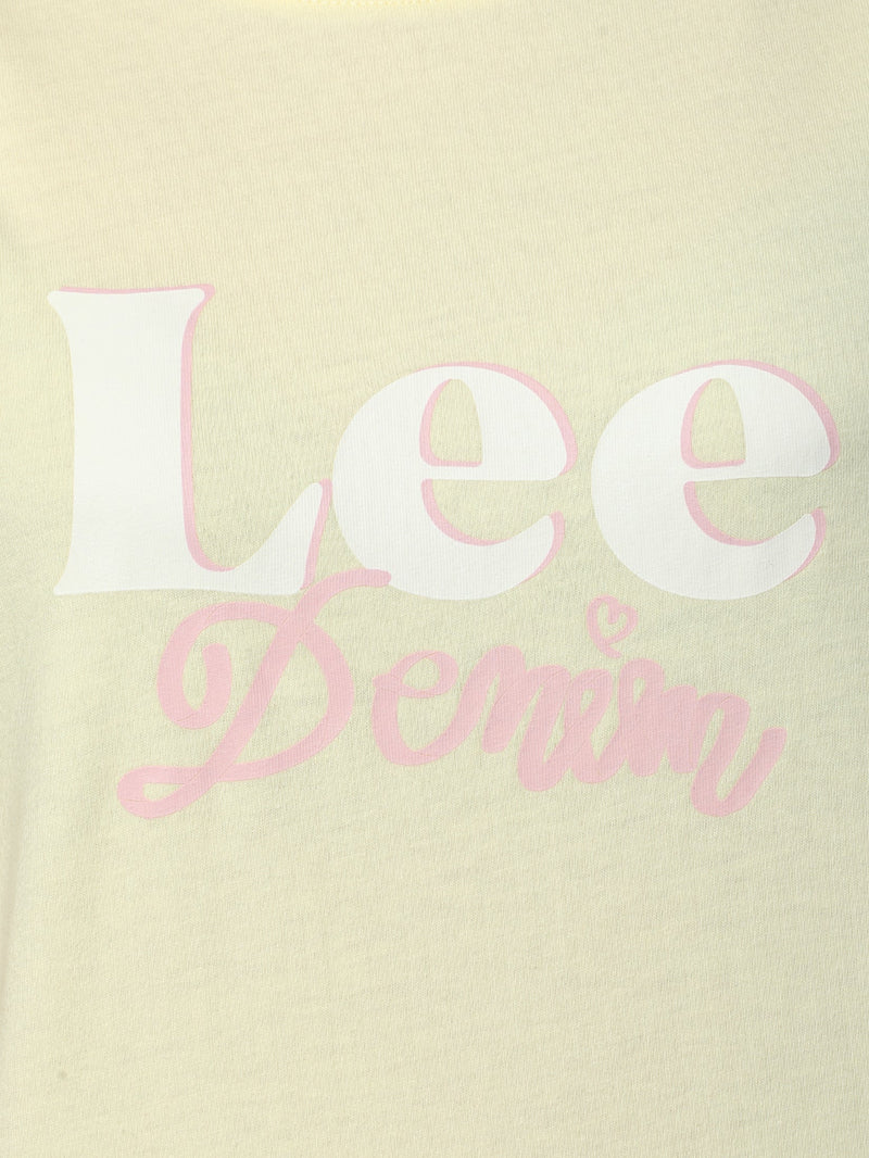 REGULAR FIT WOMEN'S TEE SHORT SLEEVE YELLOW