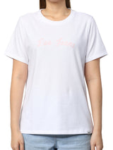 REGULAR FIT WOMEN'S TEE SHORT SLEEVE WHITE
