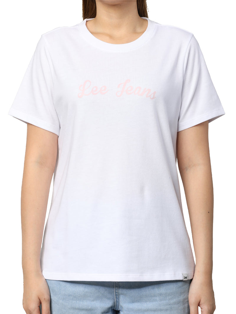 REGULAR FIT WOMEN'S TEE SHORT SLEEVE WHITE