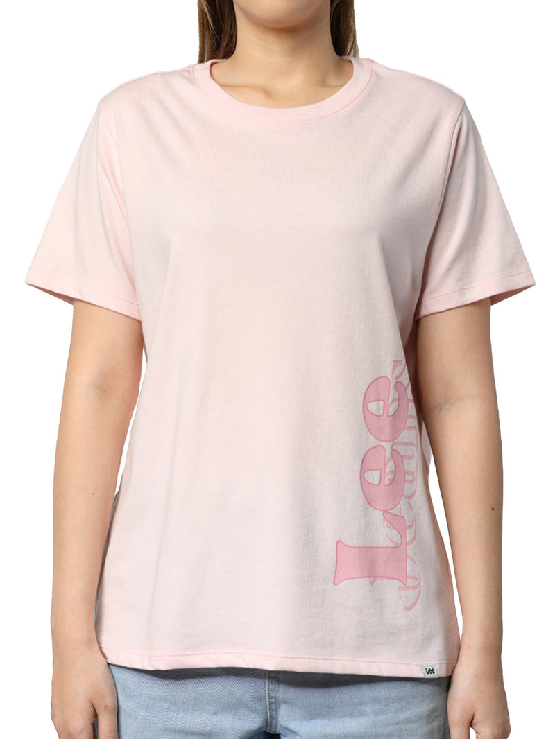 REGULAR FIT WOMEN'S TEE SHORT SLEEVE PINK