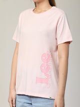 REGULAR FIT WOMEN'S TEE SHORT SLEEVE PINK