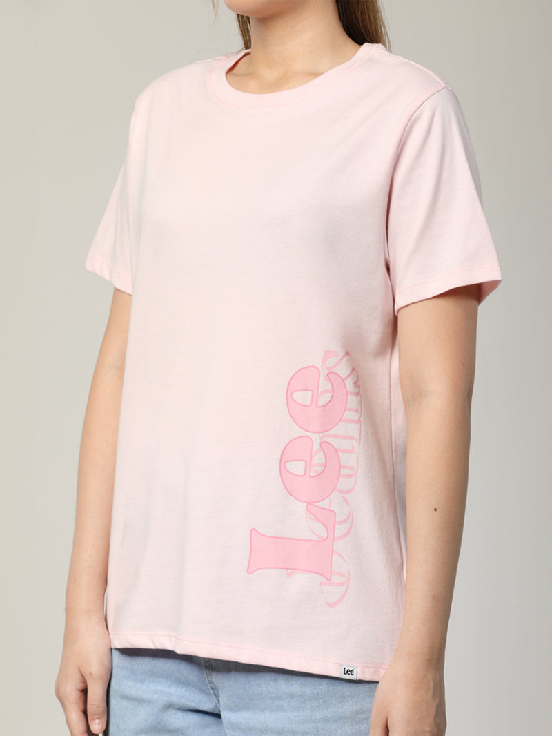 REGULAR FIT WOMEN'S TEE SHORT SLEEVE PINK