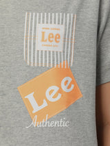 เสื้อยืดแขนสั้นผู้หญิง ทรงตรง สีเทา