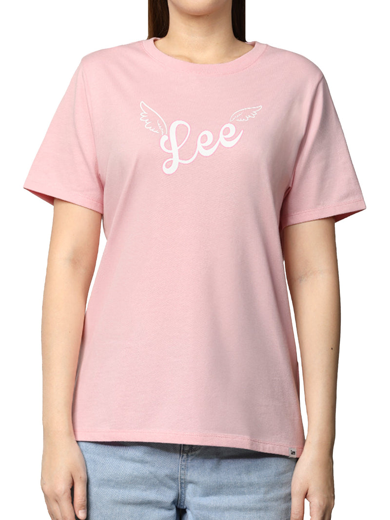 REGULAR FIT WOMEN'S TEE SHORT SLEEVE PINK
