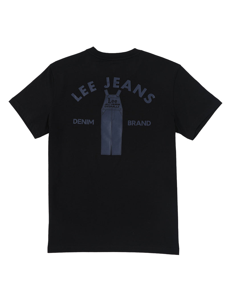 REGULAR FIT MEN'S TEE SHORT SLEEVE BLACK