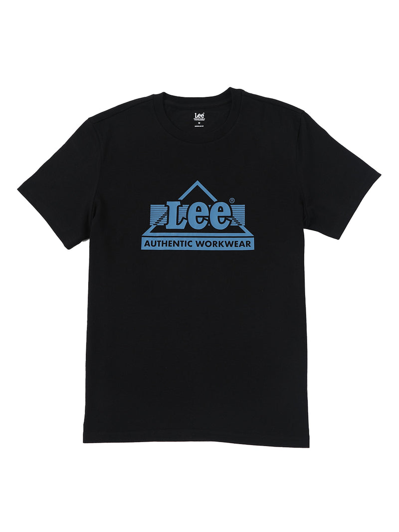 REGULAR FIT MEN'S TEE SHORT SLEEVE BLACK