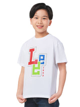 REGULAR FIT LEE SPORTY COLLECTION BOY'S TEE SHORT SLEEVE WHITE