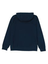 เสื้อฮู้ดดี้มีซิปผู้ชาย ทรงตรง สีกรมท่า
