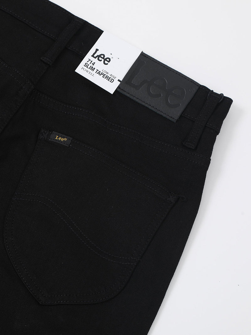 POWELL FIT LOW RISE SLIM MEN'S JEANS BLACK