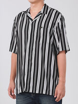 COMFORT FIT MEN'S SHIRT SHORT SLEEVE BLACK