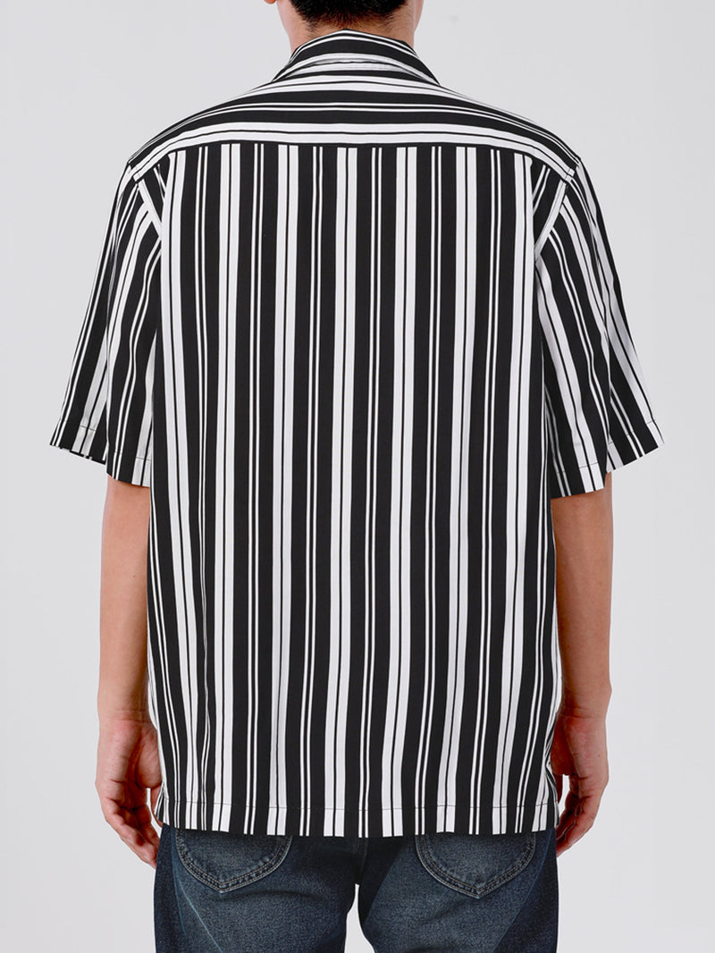 COMFORT FIT MEN'S SHIRT SHORT SLEEVE BLACK