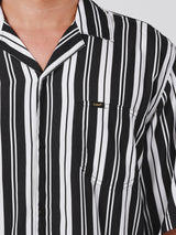 COMFORT FIT MEN'S SHIRT SHORT SLEEVE BLACK