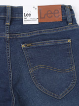 กางเกงยีนส์ผู้ชาย ZED FIT เอวกลาง ทรงเข้ารูป สียีนส์กลาง