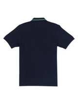 เสื้อยืดโปโลผู้ชาย ทรงตรง สีกรมท่า