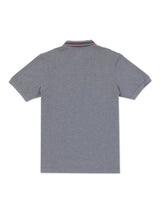 REGULAR FIT MEN'S POLO SHORT SLEEVE GREY