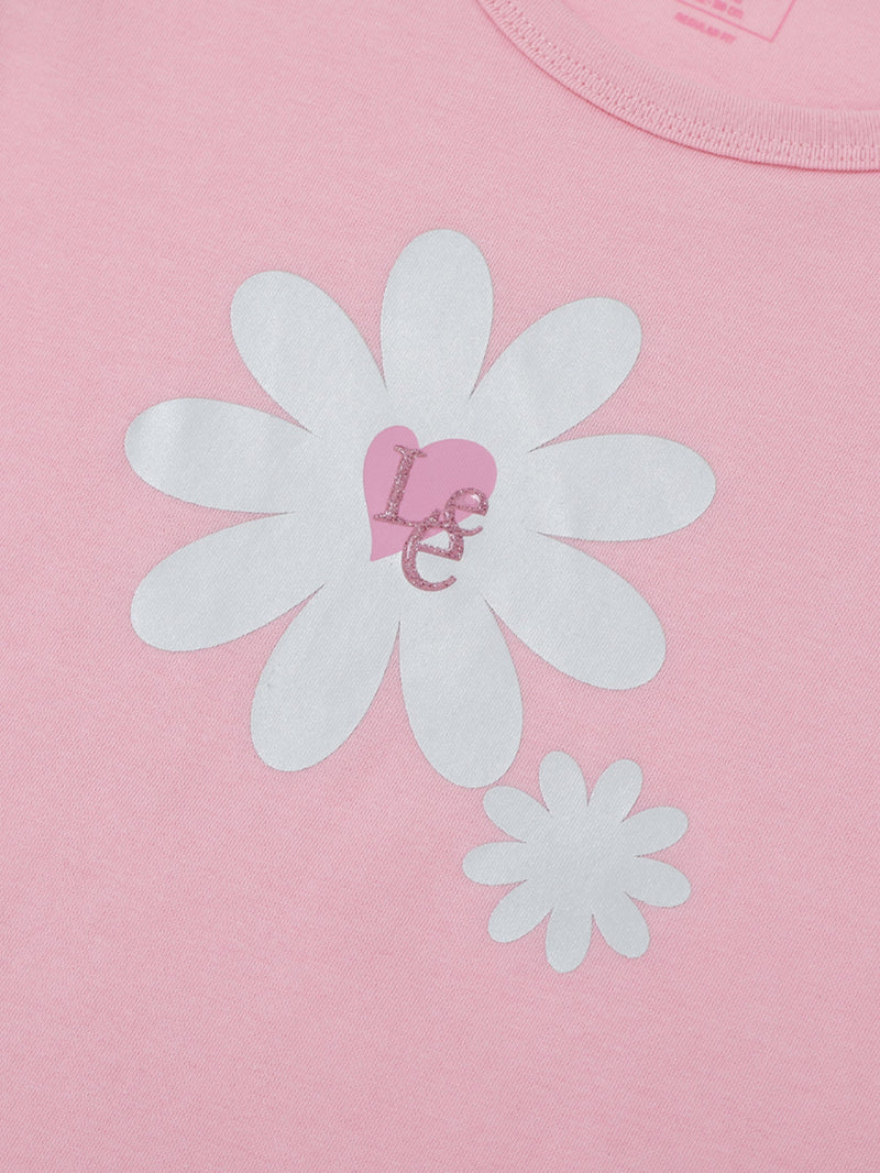 REGULAR FIT LITTLE PINK COLLECTION GIRL'S TEE SHORT SLEEVE PINK
