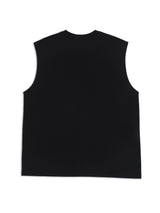 เสื้อกล้ามผู้ชาย ทรงตรง สีดำ