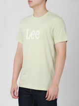 เสื้อยืดแขนสั้นผู้ชาย ทรงตรง สีเขียวอ่อน