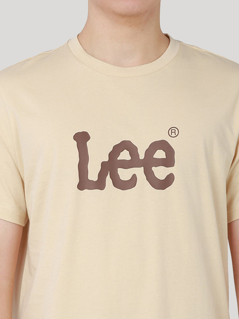 REGULAR FIT MEN'S TEE SHORT SLEEVE OFF-WHITE
