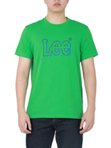 เสื้อยืดแขนสั้นผู้ชาย ทรงตรง สีเขียว