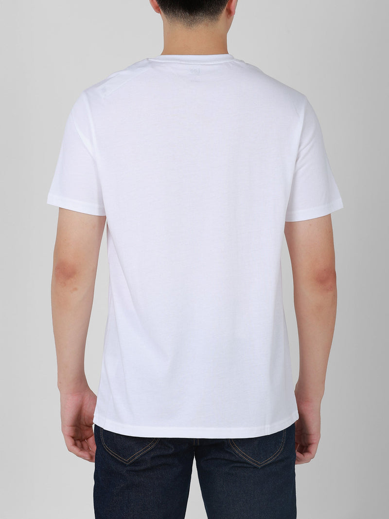 REGULAR FIT MEN'S TEE SHORT SLEEVE WHITE