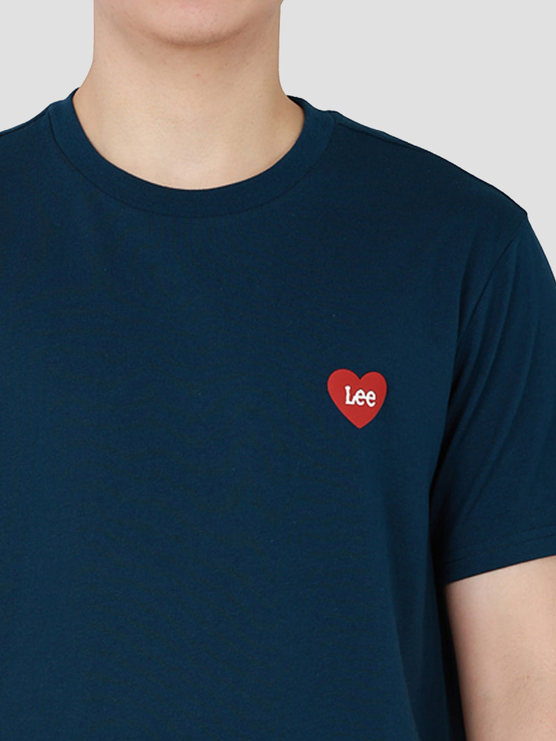 REGULAR FIT MEN'S TEE SHORT SLEEVE NAVY