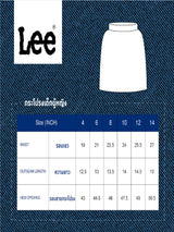 กระโปรงเด็กผู้หญิง คอลเลคชั่น LITTLE PINK สียีนส์อ่อน