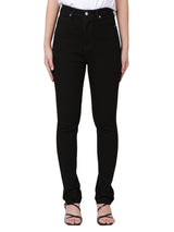 SLIM FIT MID RISE WOMEN'S JEANS BLACK