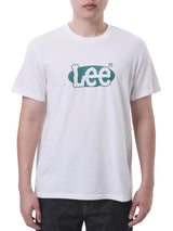 เสื้อยืดแขนสั้นผู้ชาย ทรงตรง สีครีม