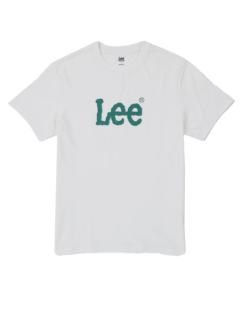 เสื้อยืดแขนสั้นผู้ชาย ทรงตรง สีครีม