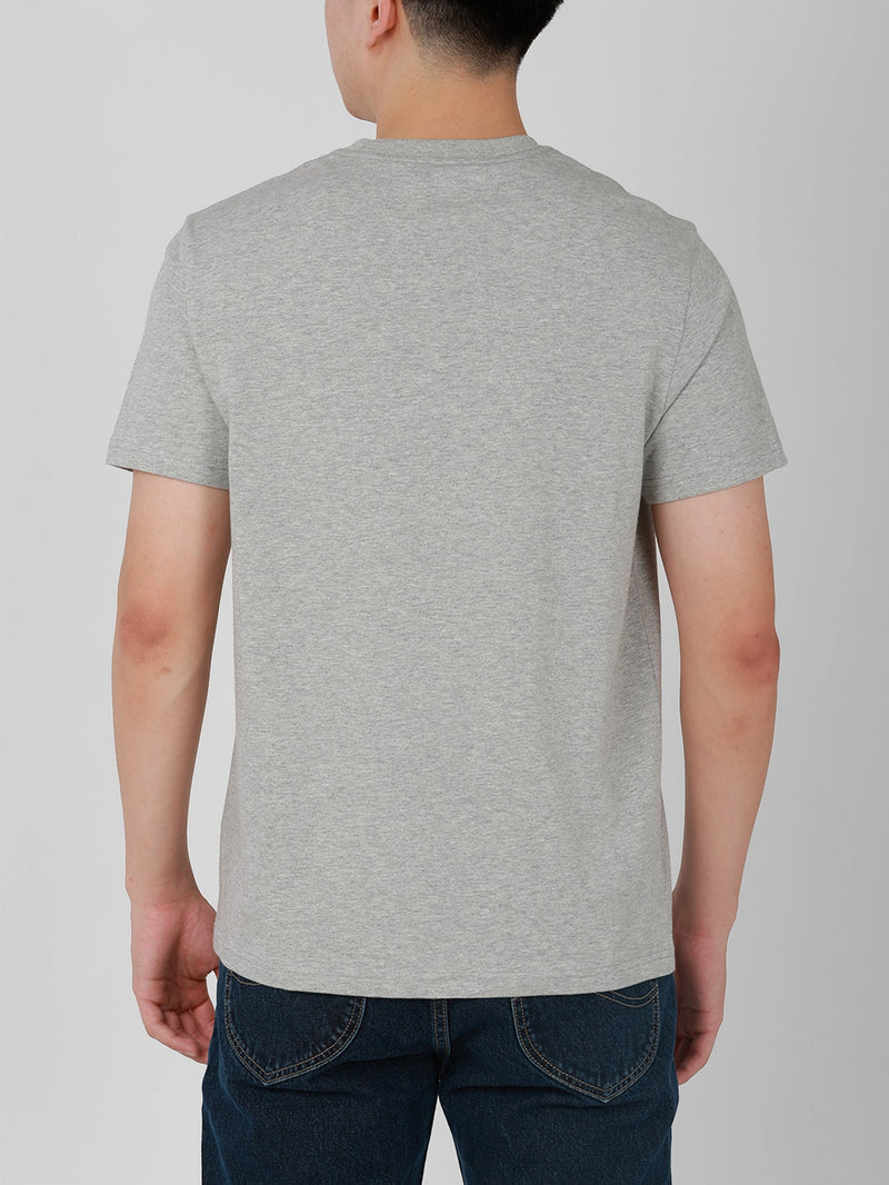REGULAR FIT MEN'S SHORT SLEEVE T-SHIRT GREY