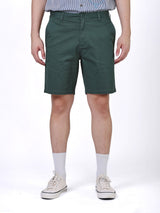 กางเกงขาสั้นผู้ชาย คอลเลคชั่น LEE X AKID FROM YESTERDAY RELAXED FIT เอวกลาง ทรงกระบอกใหญ่ สีเขียว