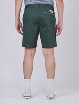 กางเกงขาสั้นผู้ชาย คอลเลคชั่น LEE X AKID FROM YESTERDAY RELAXED FIT เอวกลาง ทรงกระบอกใหญ่ สีเขียว