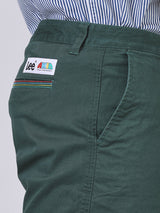 กางเกงขาสั้นผู้ชาย คอลเลคชั่น LEE X AKID FROM YESTERDAY RELAXED FIT เอวกลาง ทรงกระบอกใหญ่ สีเขียว