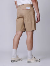 กางเกงขาสั้นผู้ชาย คอลเลคชั่น LEE X AKID FROM YESTERDAY RELAXED FIT เอวกลาง ทรงกระบอกใหญ่ สีเบจ
