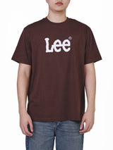 เสื้อยืดแขนสั้นผู้ชาย COMFORT FIT สีน้ำตาล