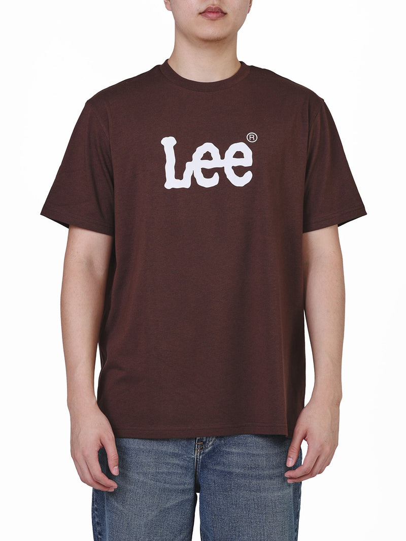 เสื้อยืดแขนสั้นผู้ชาย COMFORT FIT สีน้ำตาล