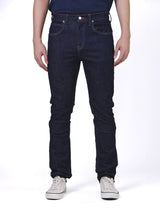 LUKE FIT LEE X AKID FROM YESTERDAY COLLECTION LOW RISE SLIM MEN'S JEANS DARK INDIGO