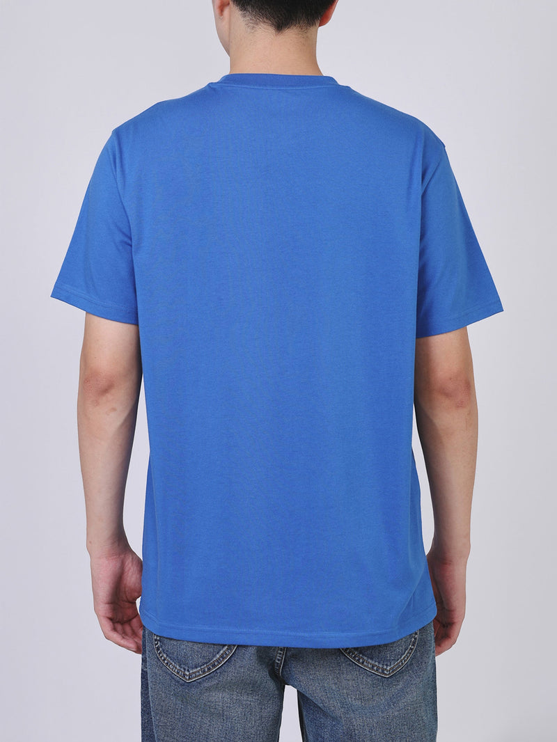 COMFORT FIT MEN'S SHORT SLEEVE T-SHIRT BLUE