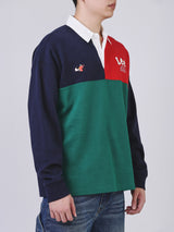 เสื้อสเวตเชิ้ตผู้ชาย คอลเลคชั่น LEE X AKID FROM YESTERDAY LOOSE FIT สีกรมท่า