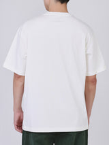 เสื้อยืดแขนสั้นผู้ชาย คอลเลคชั่น LEE X AKID FROM YESTERDAY LOOSE FIT สีครีม