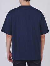 เสื้อยืดแขนสั้นผู้ชาย คอลเลคชั่น LEE X AKID FROM YESTERDAY LOOSE FIT สีกรมท่า