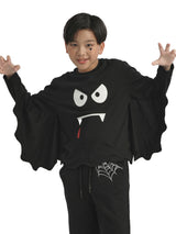 HALLOWEEN COLLECTION BOY'S PONCHO BLACK