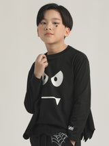 HALLOWEEN COLLECTION BOY'S PONCHO BLACK