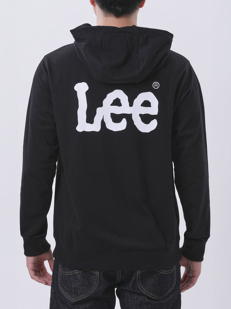 REGULAR FIT MEN'S ZIP UP HOODIE BLACK