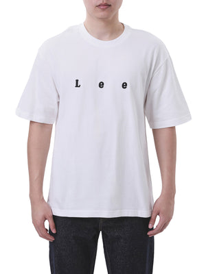 เสื้อยืดแขนสั้นผู้ชาย LOOSE FIT สีขาว