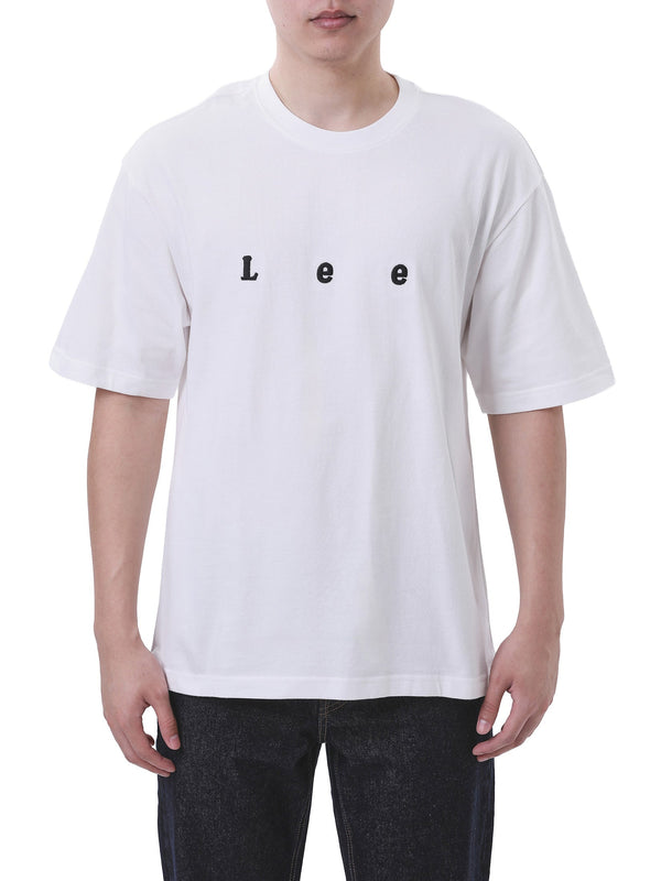 เสื้อยืดแขนสั้นผู้ชาย LOOSE FIT สีขาว