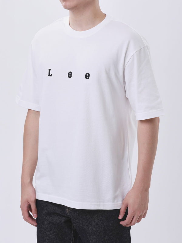 เสื้อยืดแขนสั้นผู้ชาย LOOSE FIT สีขาว