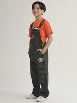 HALLOWEEN COLLECTION BOY'S DUNGAREE BLACK
