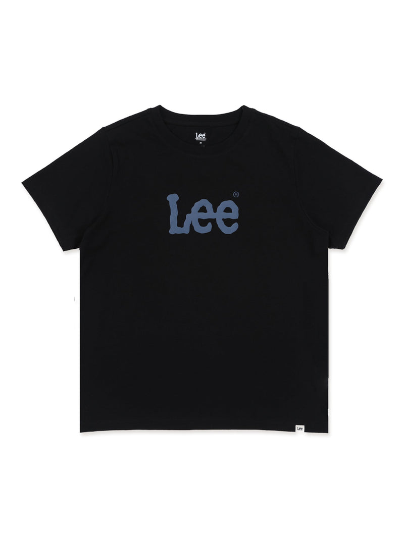 เสื้อยืดแขนสั้นผู้หญิง ทรงตรง สีดำ